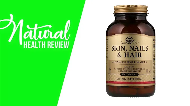 Solgar, Skin, Nails & Hair, Advanced MSM Formula, 120 Tablets