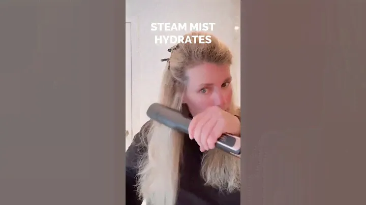 How to use a flat iron -smooth and silky hair with InfinitiPRO by Conair Steam Therapy Flat Iron.