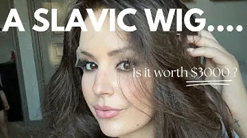 THIS WIG IS $3000 : Trying on my first Slavic wig | Why its so expensive & where it's from