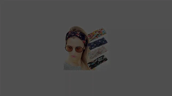 4 Pack Women Headband Boho Floal Style Criss Cross Head Wrap Hair Band Set1