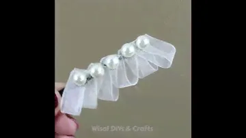 DIY Hair Clip丨How to make Cloth Hair clip