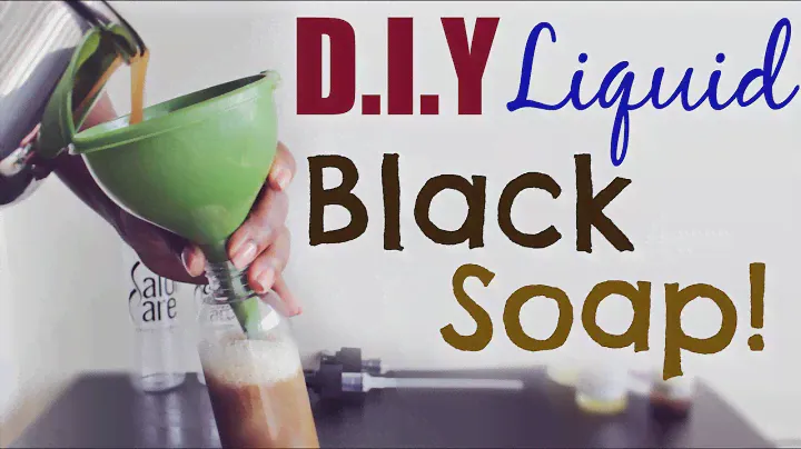 D.I.Y NATURAL HAIR SHAMPOO | Liquid Black Soap