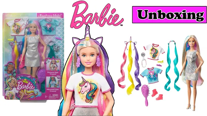 Barbie Fantasy Hair 2021: она и русалка, и единорог /  Unboxing