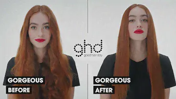 How To Straighten Long Hair using ghd max