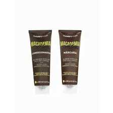 комплект маска + кондиционер для волос happy hair macadamia 250/250ml happy hair professional