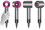 Revamp Профессиональный фен для волос iHair-1600 Super Hair Dryer 1600 Вт, 3 режима, 5 магнитных насадок, ионизация воздуха фены и приборы для укладки
