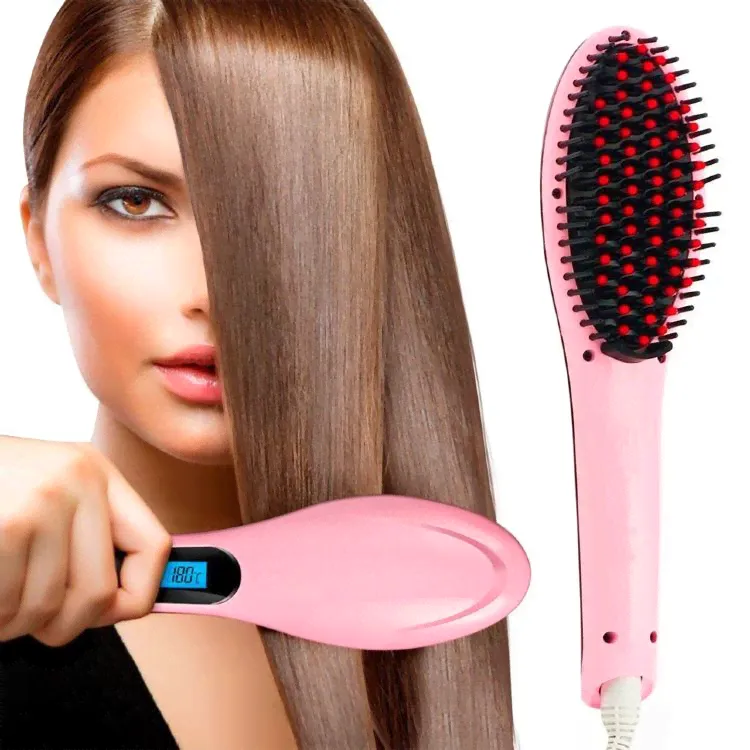 Электрическая расческа выпрямитель для волос Fast Hair Straightener-0