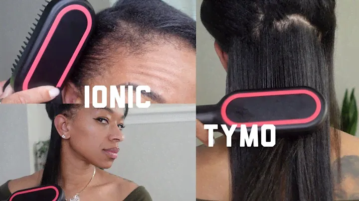 TESTING OUT THE TYMO IONIC HAIR STRAIGHTENING BRUSH| NATURAL HAIR| AMAZON FINDS