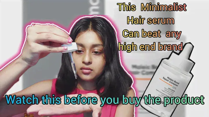 OMG I'm obsessed🫶 || Minimalist 05% Maleic Bond Repair Complex Review on my healthy hairs