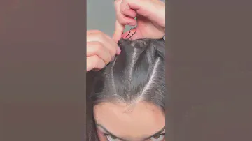 Bobby pin hack #hairhacks #bobbypins