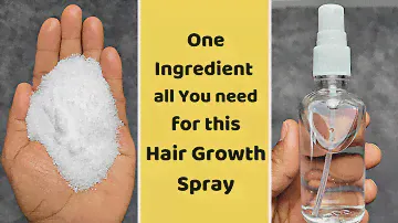 One Ingredient Hair Growth Spray | Dries out in seconds | For Hair Regrowth and Hair Thickness
