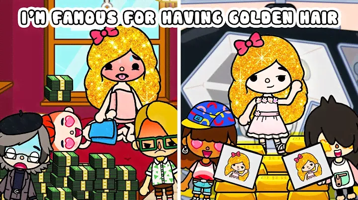 I Became A Famous Actress Because Of My Golden Hair 😱 | Sad Story | Toca Life Story