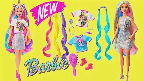НОВАЯ Barbie Fantasy Hair Барби АКСЕССУАРЫ русалки и единорога