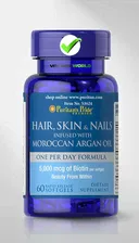 Hair, Skin & Nails infused with Moroccan Argan Oil
