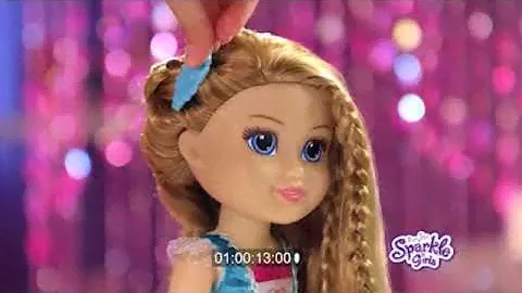 Funville Sparkle Girlz! | Hair Play Toddler Doll!