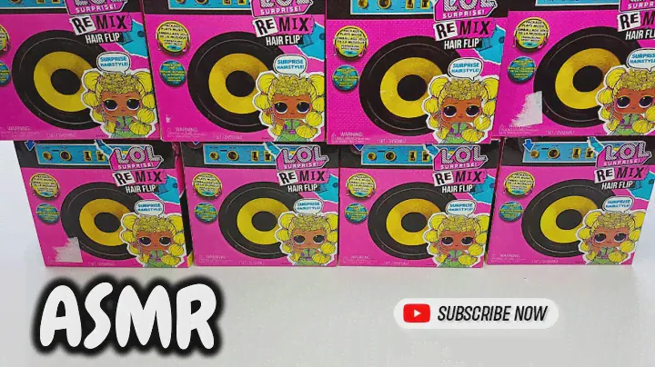 New LOL Surprise Remix Unboxing ASMR 🎵🎤| NEW SET UNBOXING LOL Surprise ReMix |Satisfying No Talking