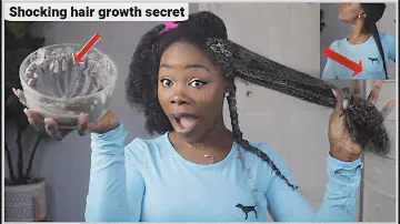CHEBE POWDER for super long and fast natural hair growth + Length check ( after 6 months) WOW😱