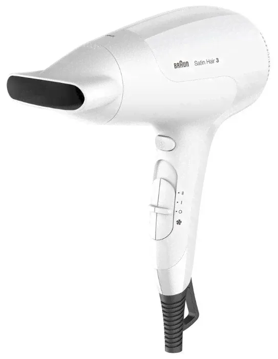 Фен Braun HD 380 Satin Hair 3 белый-0