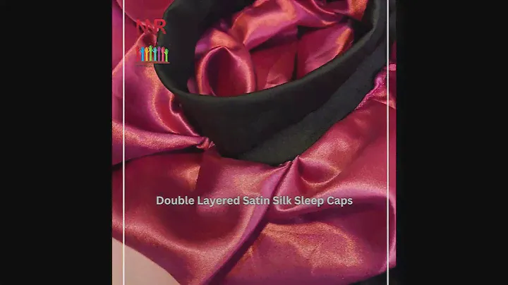 NNR Satin Silk Sleeping caps hair Bonnets