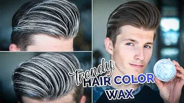 Trying Trendy Hair Coloring Wax | Silver Hair Color Wax 2018