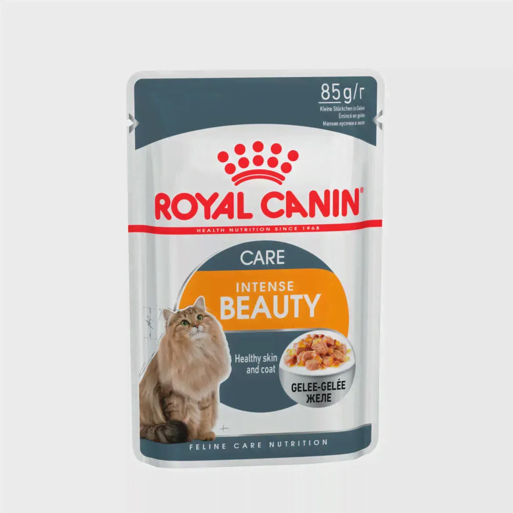 Royal Canin Hair and skin Влажный корм (пауч) для кошек в желе, 85 гр.-0
