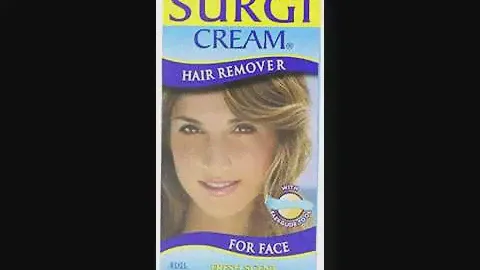 Surgi cream Hair Remover For Face,  1 Ounce Tubes Pack of 3