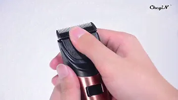 Electric Hair Clipper Rechargeable Hair Trimmer with Charging Base