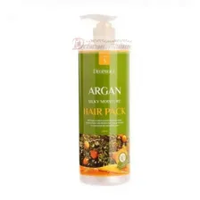 Deoproce Маска для волос с аргановым маслом Argan Silky Moisture Hair Pack