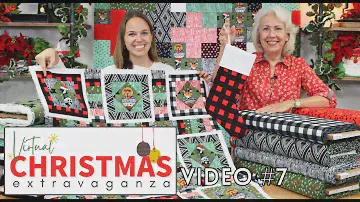 Virtual Christmas Extravaganza Video #7: Holiday Homies Flannel by Tula Pink!
