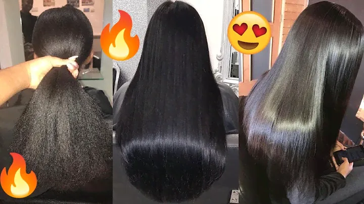 🔥😍💎 GORGEOUS NEW SHINY SILK PRESS ON NATURAL HAIR COMPILATION ✨😍