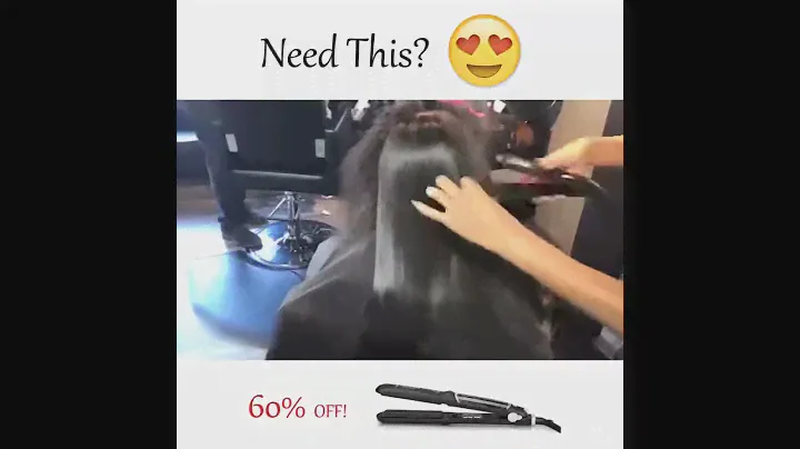 Professional Ceramic Vapor Hair Straightener