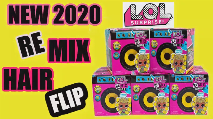 LOL Surprise Dolls | How to Unbox REMIX HAIR FLIP Series | Brand NEW 2020 Opening Blind Bags !