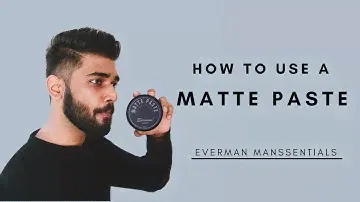 How to use matte paste |EVERMAN MANSSENTIALS| to get perfect hair style HIGH HOLD| MATTE FINISH
