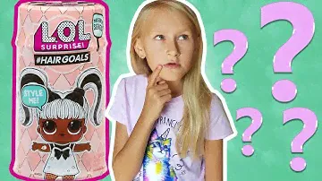 Распаковка КУКЛЫ ЛОЛ С ВОЛОСАМИ Оригинал ЛОЛ Хаир Гоалс LOL Surprise Hair Goals и ПЛЕЙМОБИЛ