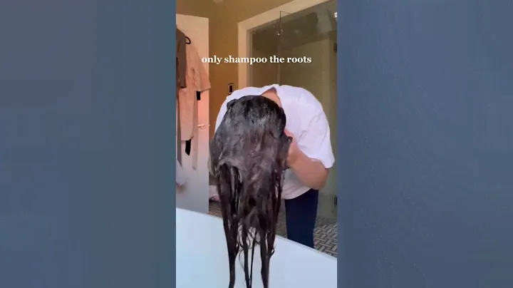 How I get that shiny and silky looking hair ✨#hairroutine