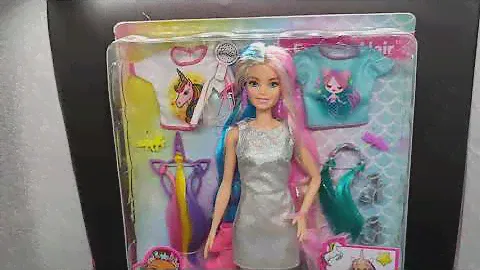 🌹 Fantasy Hair Barbie. Барби Единорожка Русалочка, Радужные волосы