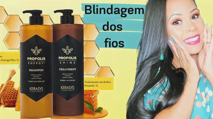 BLINDAGEM DOS FIOS com PROPOLIS SHINE - O MELHOR TRATAMENTO DA KERASYS