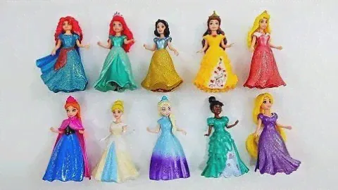 Disney Princess Doll Makeover ~ DIY Miniature Ideas for Barbie - Wig, Dress, Faceup, and More! DIY