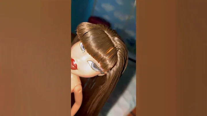 doll hair restyle using BRATZ dana doll