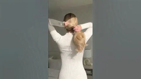 30 Second French twist 🤍