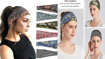 Headbands For Women Fashion | Wide Headband Yoga Workout Head Bands | Hair Accessories