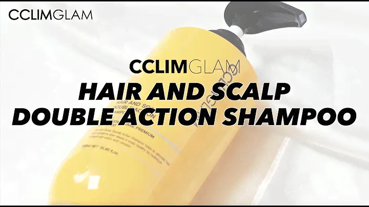 CCLIMGLAM HAIR AND SCALP DOUBLE ACTION SHAMPOO 끌림글램 샴푸 #탈모완화 단백질 듬뿍💛 #약산성샴푸 늦기 전에 함께 관리해요🖤