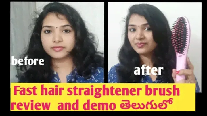 Hair Straightener Brush / Fast Hair Straightener HQT 906 Brush Review.. Buy👍or not👎??How to use hair