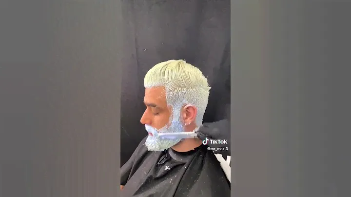 new silver white dye colour beard and hair 2023