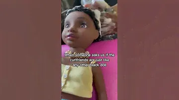 You can use real products on this doll's natural hair😱#naturalhair #blackdolls #healthyrootsdolls